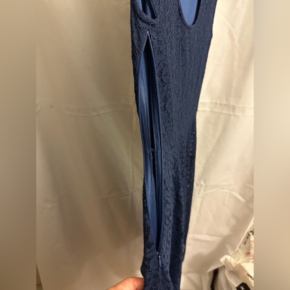 Ali & Jay size Small Blue Laced mini Dress - Picture 3 of 4